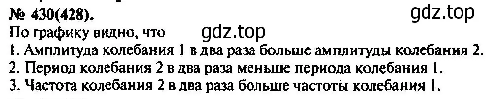 Решение 3. номер 430 (страница 61) гдз по физике 10-11 класс Рымкевич, задачник