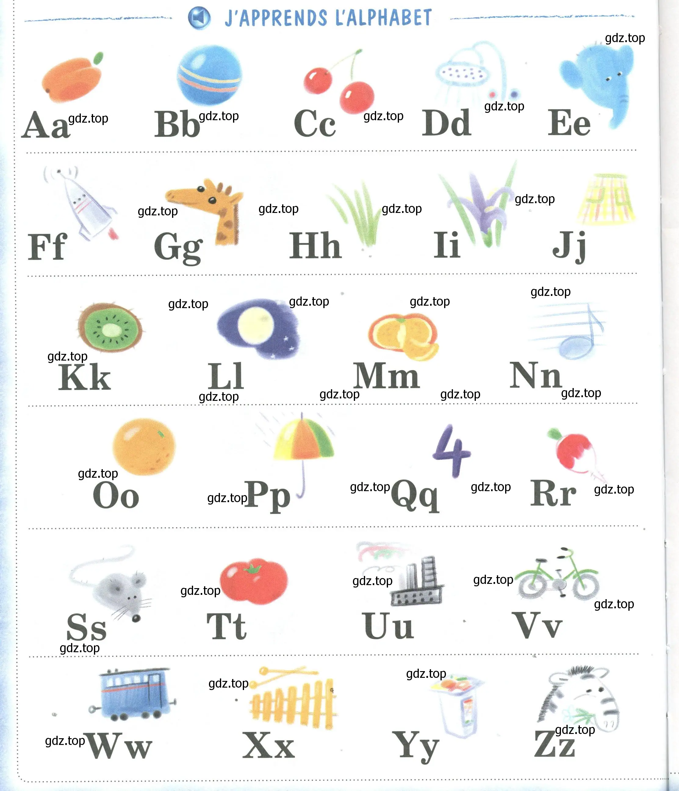 Условие номер J'APPRENDS L'ALPHABET (страница 10) гдз по французскому языку 2 класс Кулигина, Кирьянова, учебник