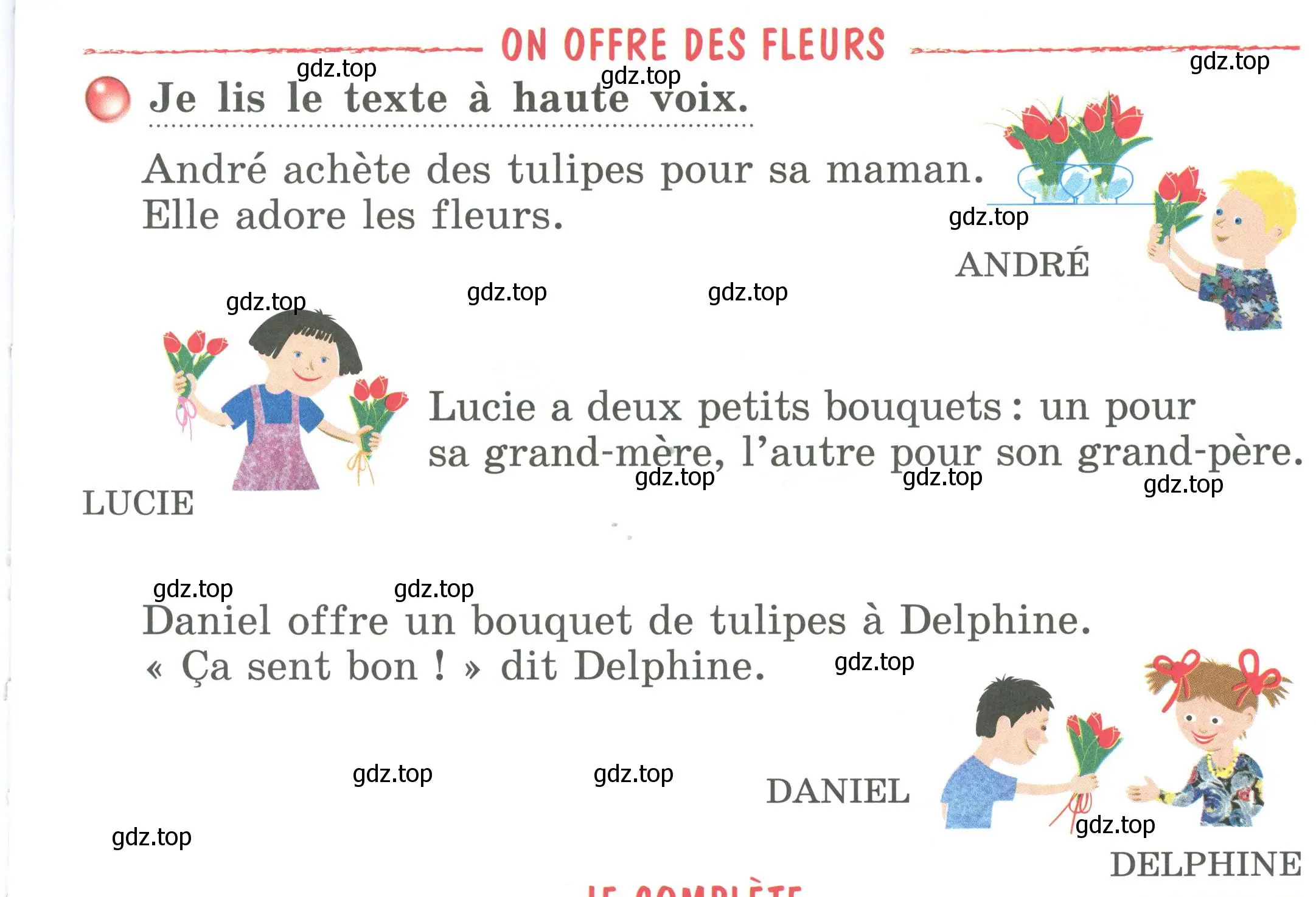 Условие номер Je lis le texte a haute voix (страница 103) гдз по французскому языку 2 класс Кулигина, Кирьянова, учебник