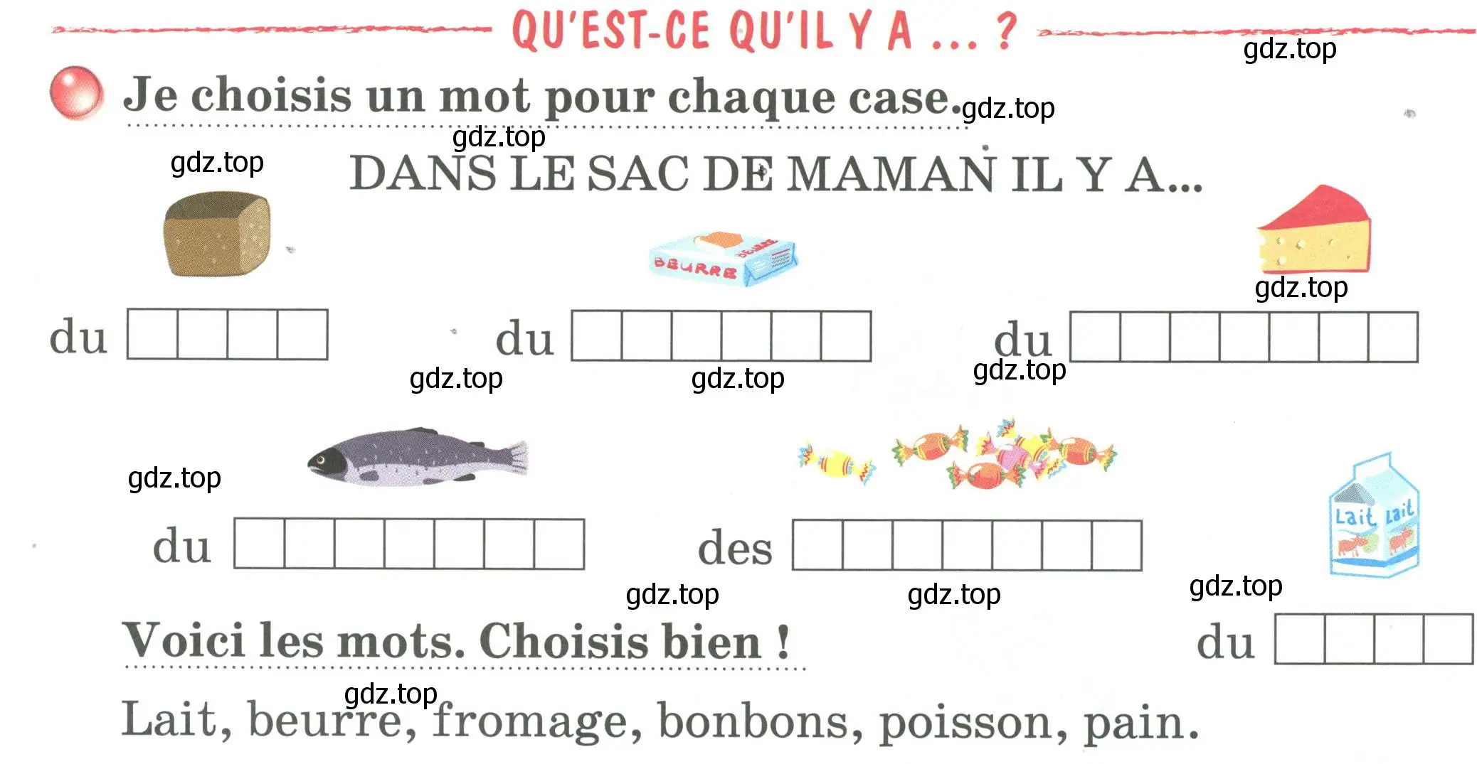 Условие номер QU'EST-CE QU'IL Y A ... ? (страница 115) гдз по французскому языку 2 класс Кулигина, Кирьянова, учебник