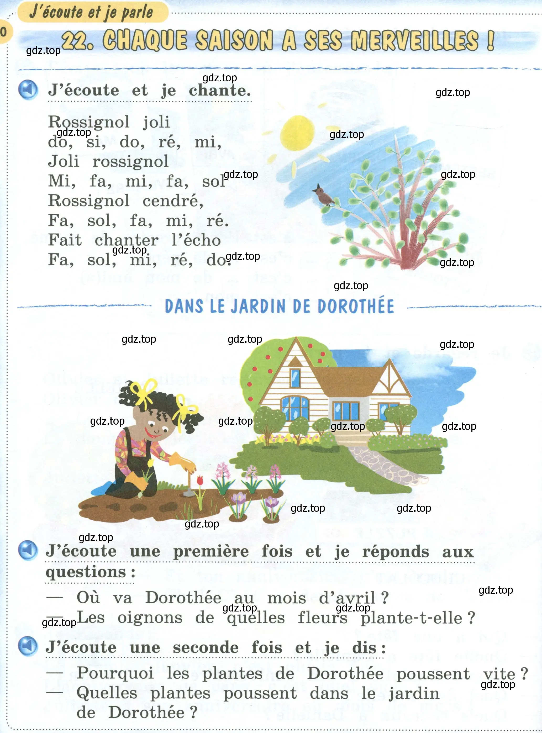 Условие  90 (страница 90) гдз по французскому языку 2 класс Кулигина, Кирьянова, учебник