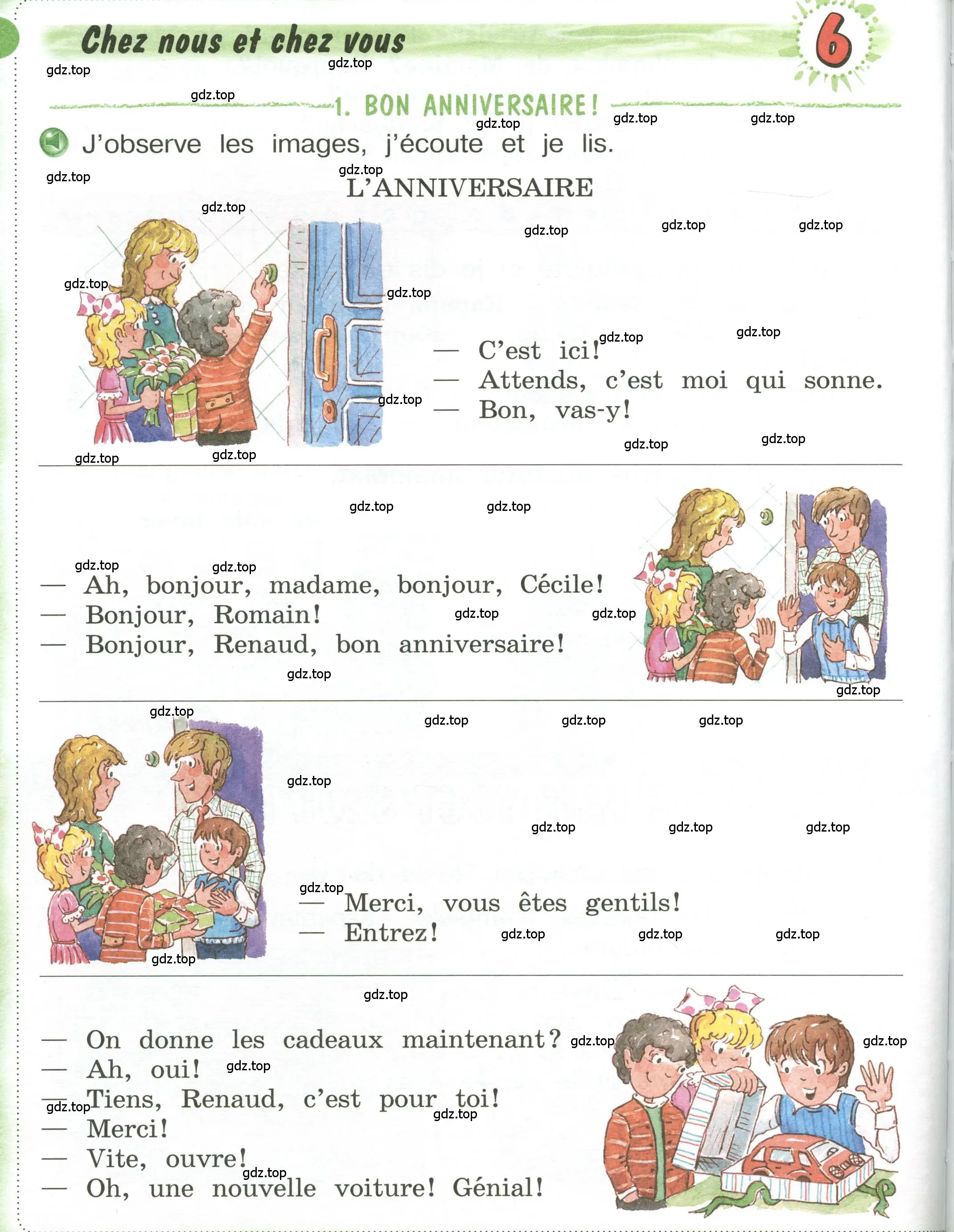 Условие  68 (страница 68) гдз по французскому языку 3 класс Кулигин, Кирьянова, учебник 1 часть