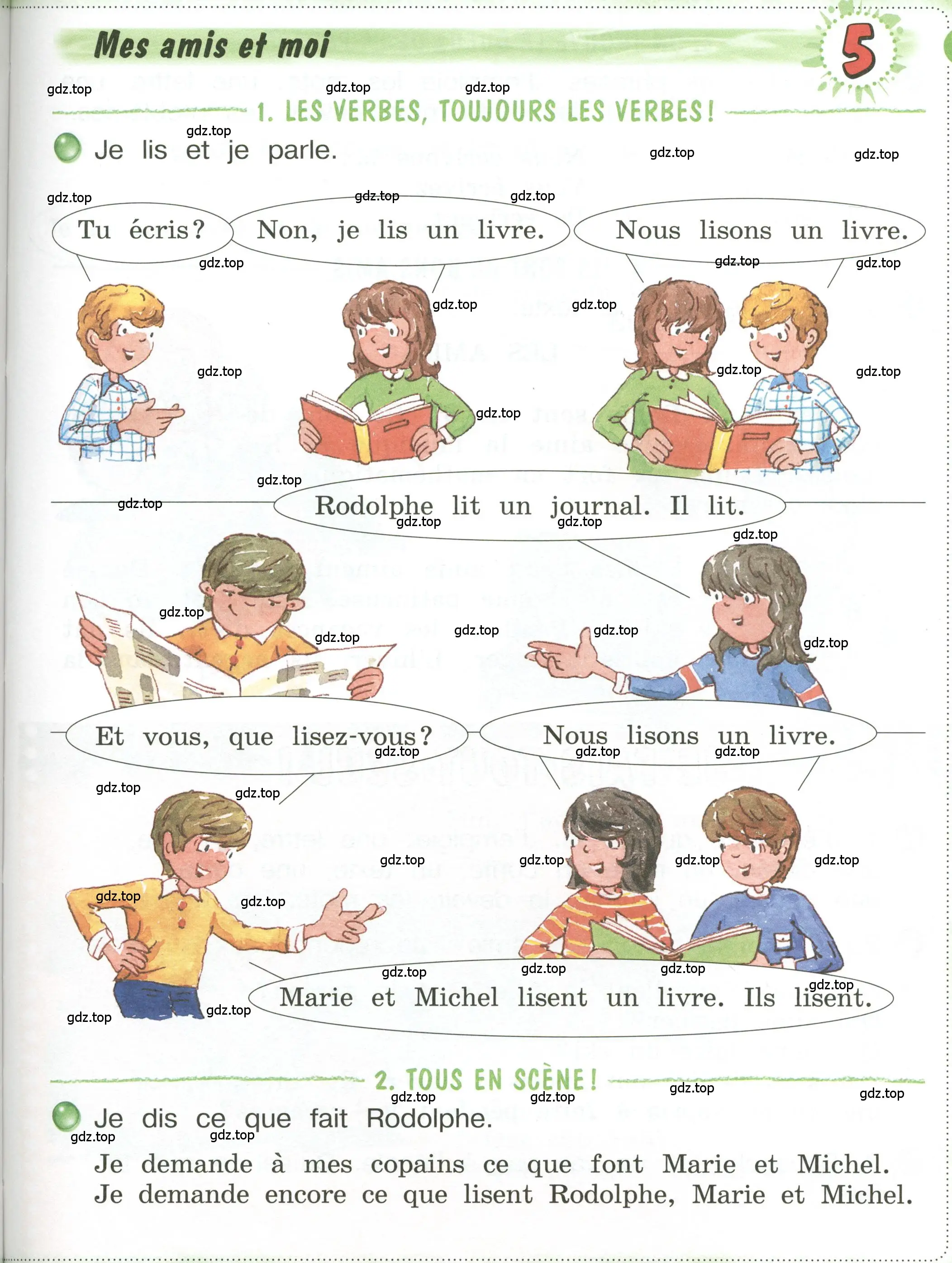 Условие  55 (страница 55) гдз по французскому языку 3 класс Кулигин, Кирьянова, учебник 2 часть