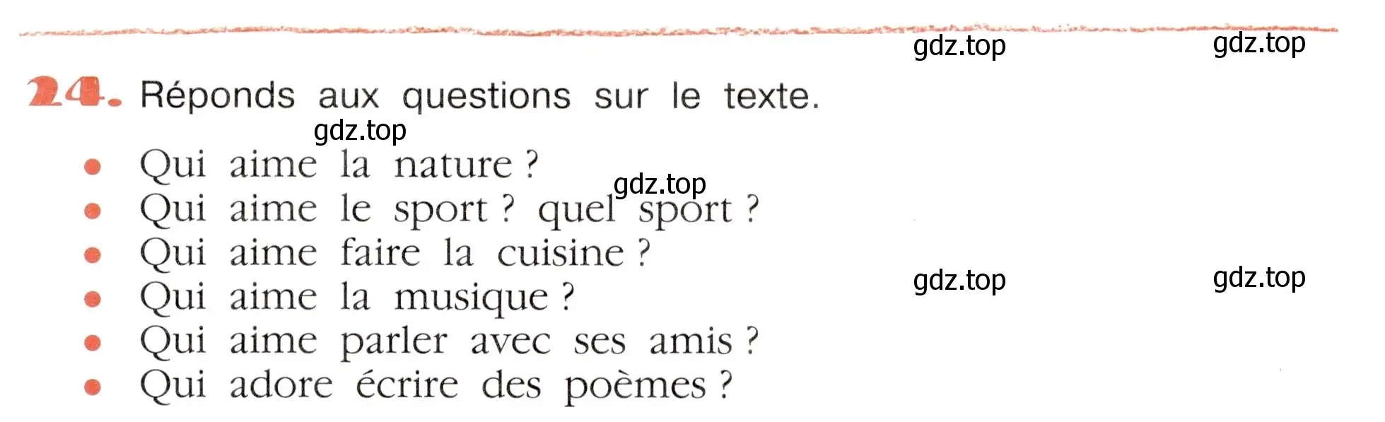 Условие номер 24 (страница 81) гдз по французскому языку 5 класс Береговская, Белосельская, учебник 2 часть