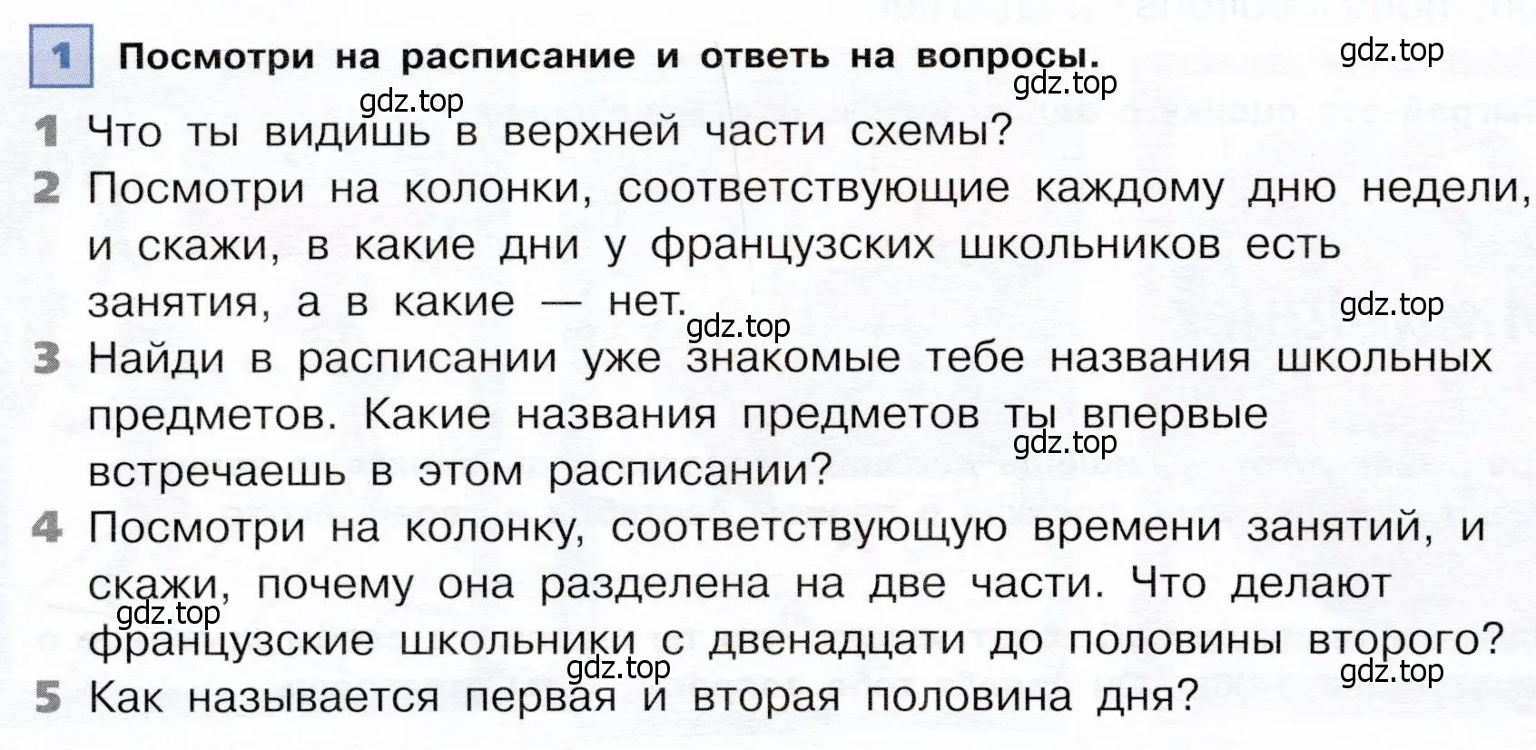 Условие номер 1 (страница 32) гдз по французскому языку 6 класс Селиванова, Шашурина, учебник 1 часть