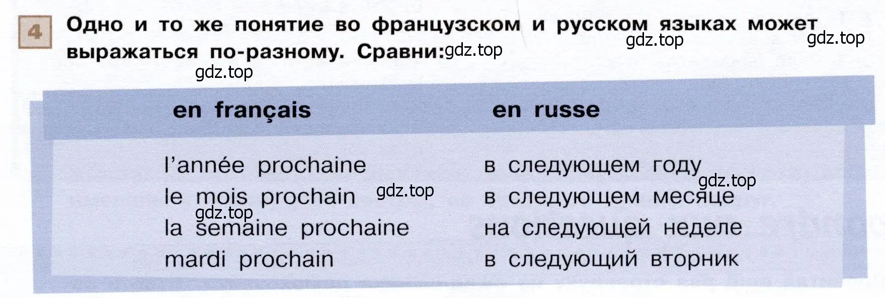 Условие номер 4 (страница 65) гдз по французскому языку 6 класс Селиванова, Шашурина, учебник 1 часть