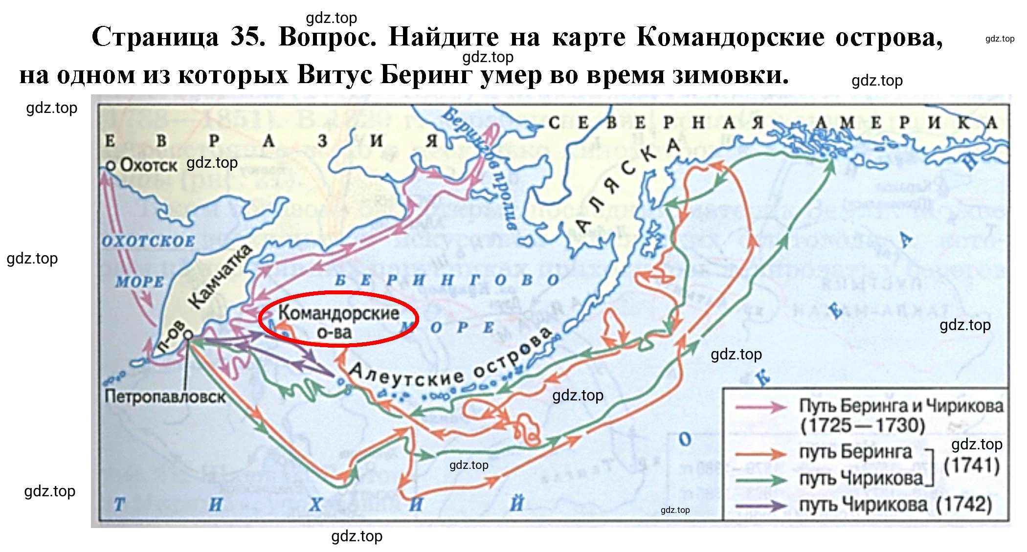 Решение номер 1 (страница 35) гдз по географии 5-6 класс Климанова, Климанов, учебник