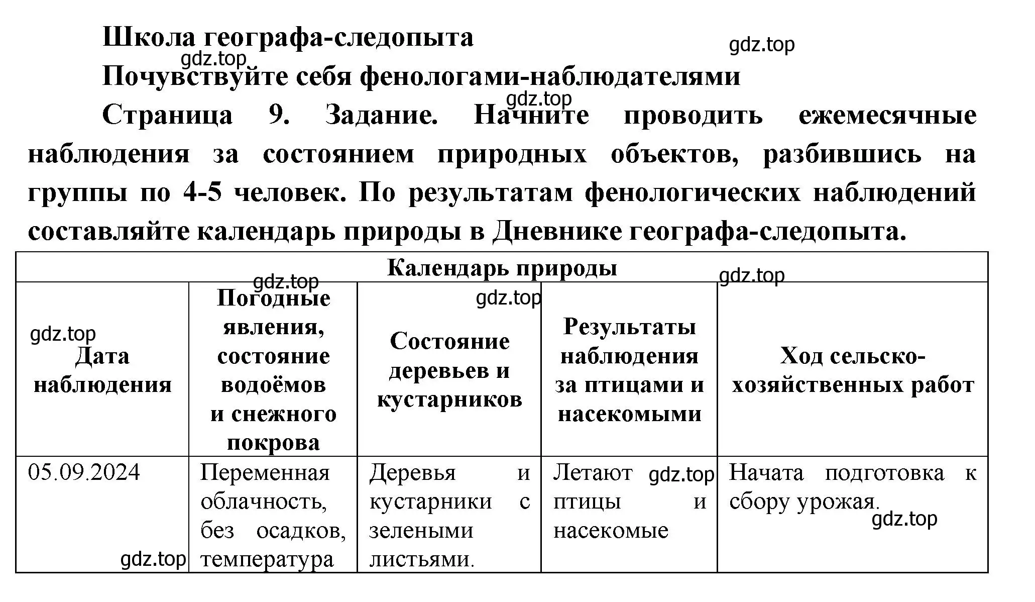 Решение  Школа географа-следопыта (страница 8) гдз по географии 5 класс Летягин, учебник