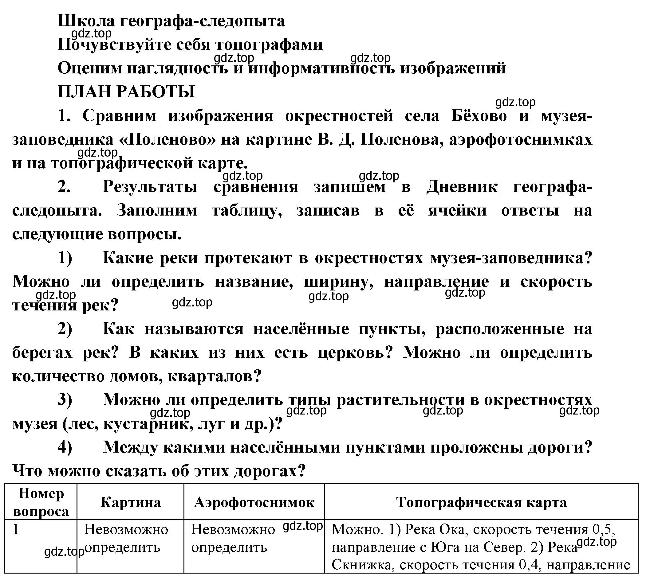 Решение  Школа географа-следопыта (страница 50) гдз по географии 5 класс Летягин, учебник