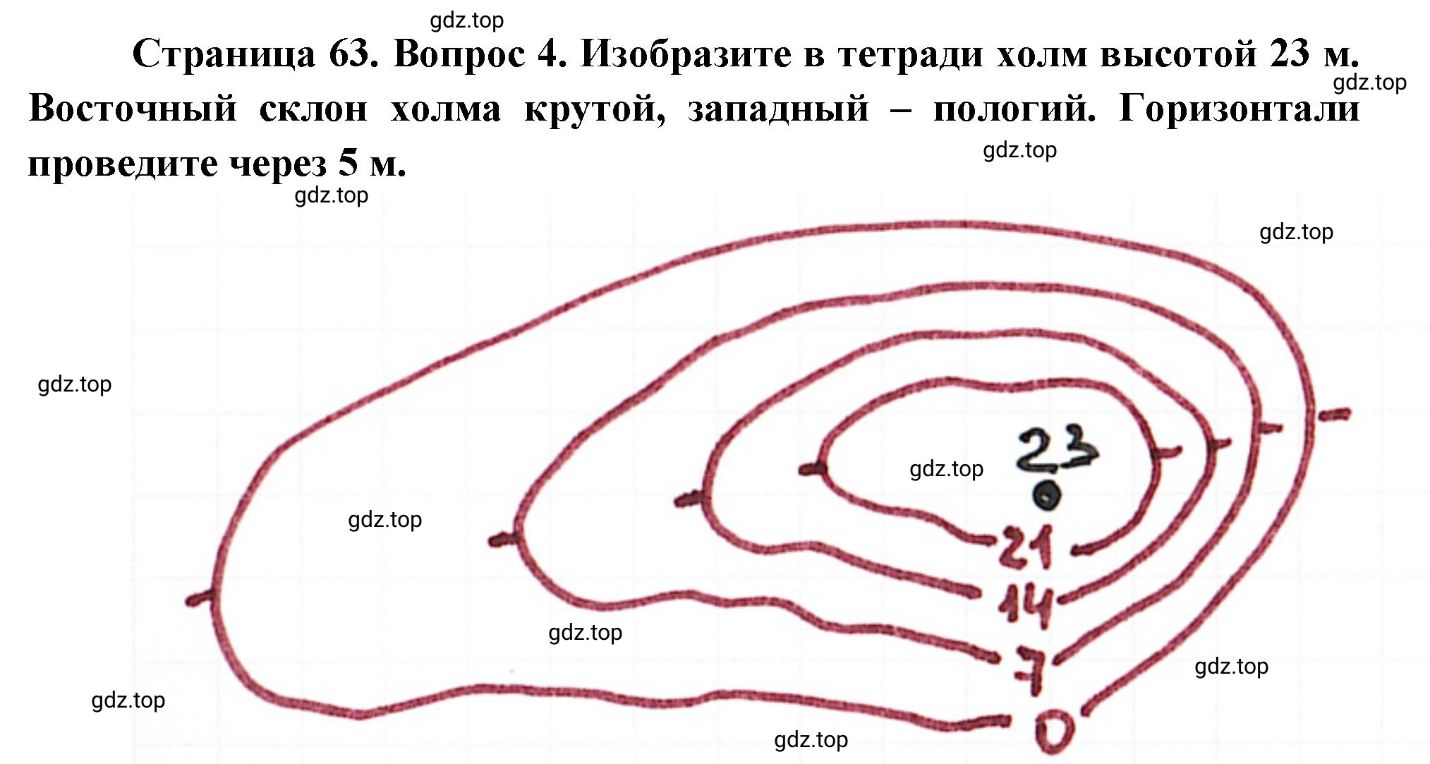 Решение номер 4 (страница 63) гдз по географии 5 класс Максимов, Герасимова, учебник