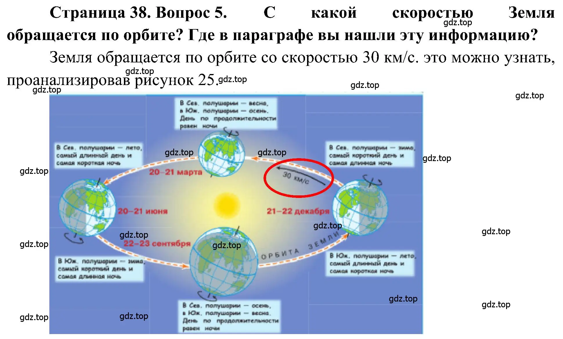 Решение номер 5 (страница 38) гдз по географии 5-6 класс Алексеев, Николина, учебная хрестоматия