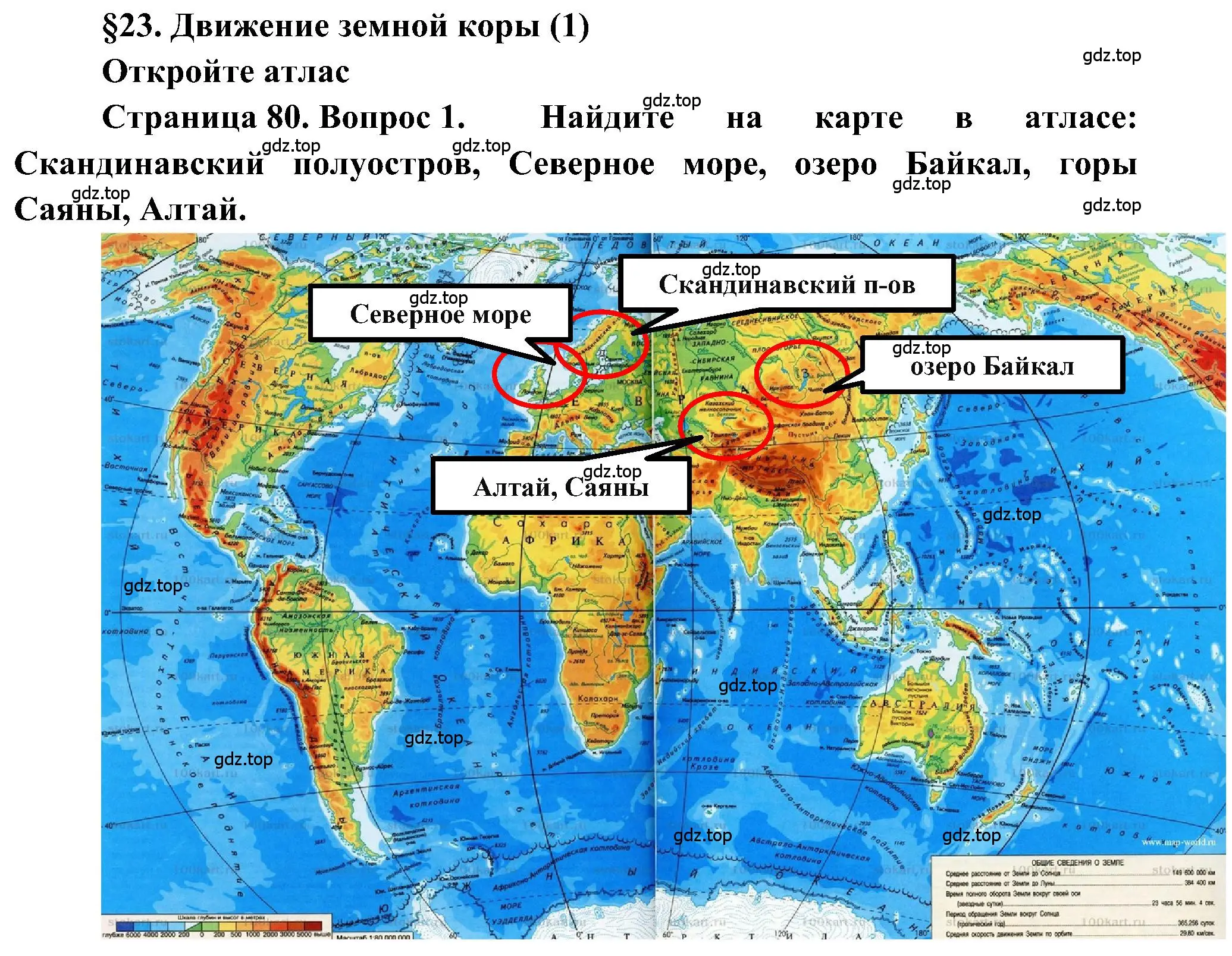 Решение номер 1 (страница 80) гдз по географии 5-6 класс Алексеев, Николина, учебная хрестоматия