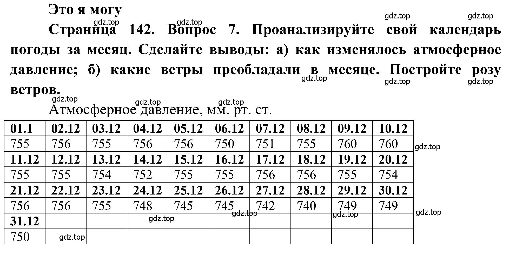 Решение номер 7 (страница 142) гдз по географии 5-6 класс Алексеев, Николина, учебная хрестоматия