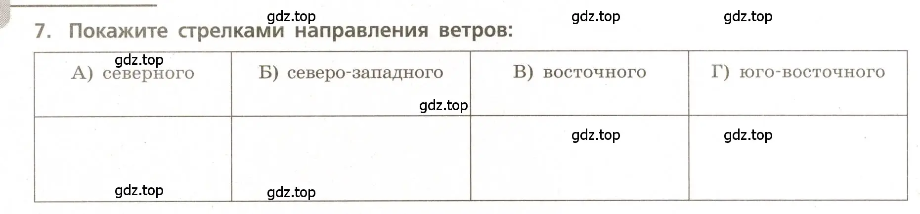 Условие номер 7 (страница 42) гдз по географии 5-6 класс Бондарева, Шидловский, проверочные работы