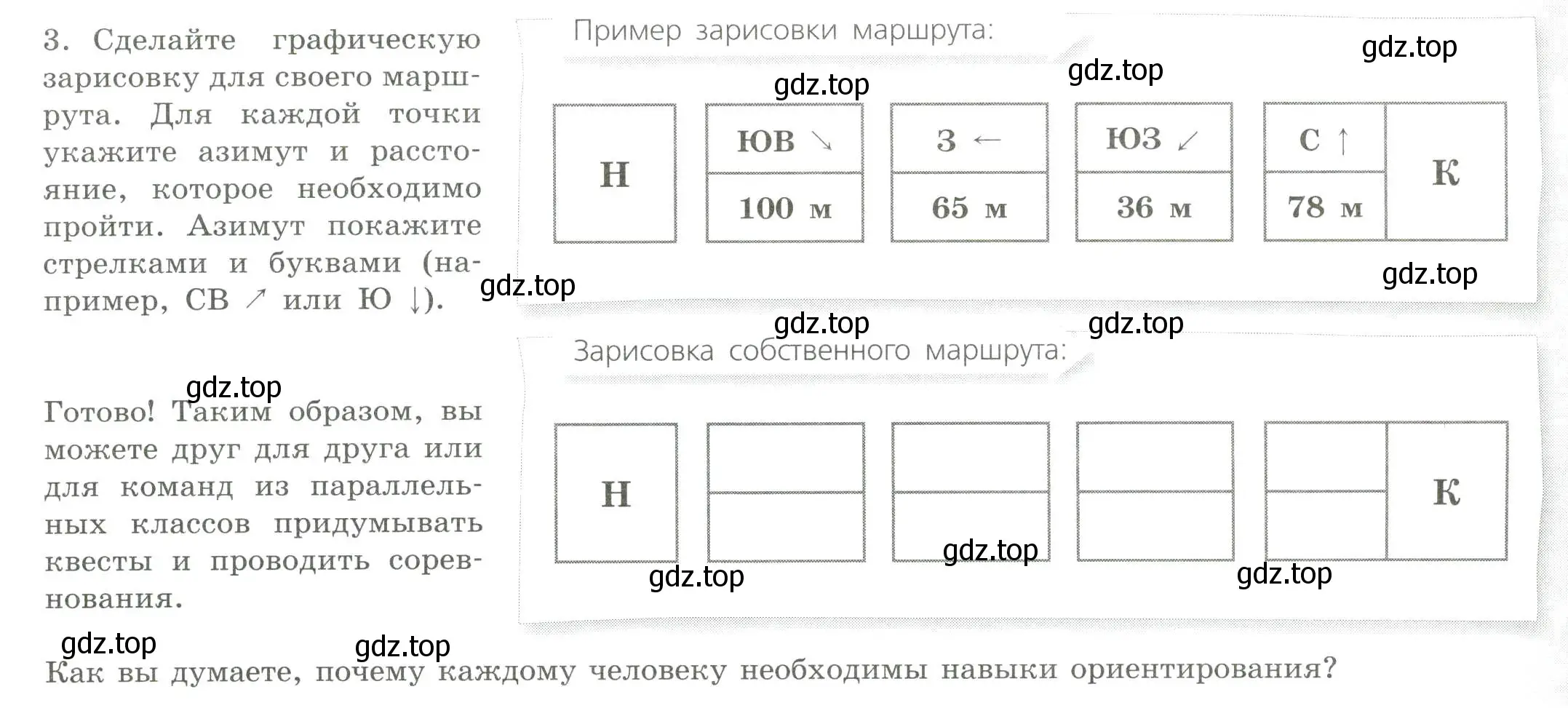 Условие номер 3 (страница 13) гдз по географии 5 класс Дубинина, практические работы