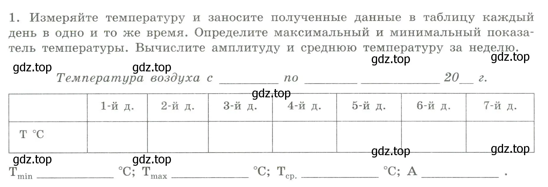 Условие номер 1 (страница 24) гдз по географии 5 класс Дубинина, практические работы