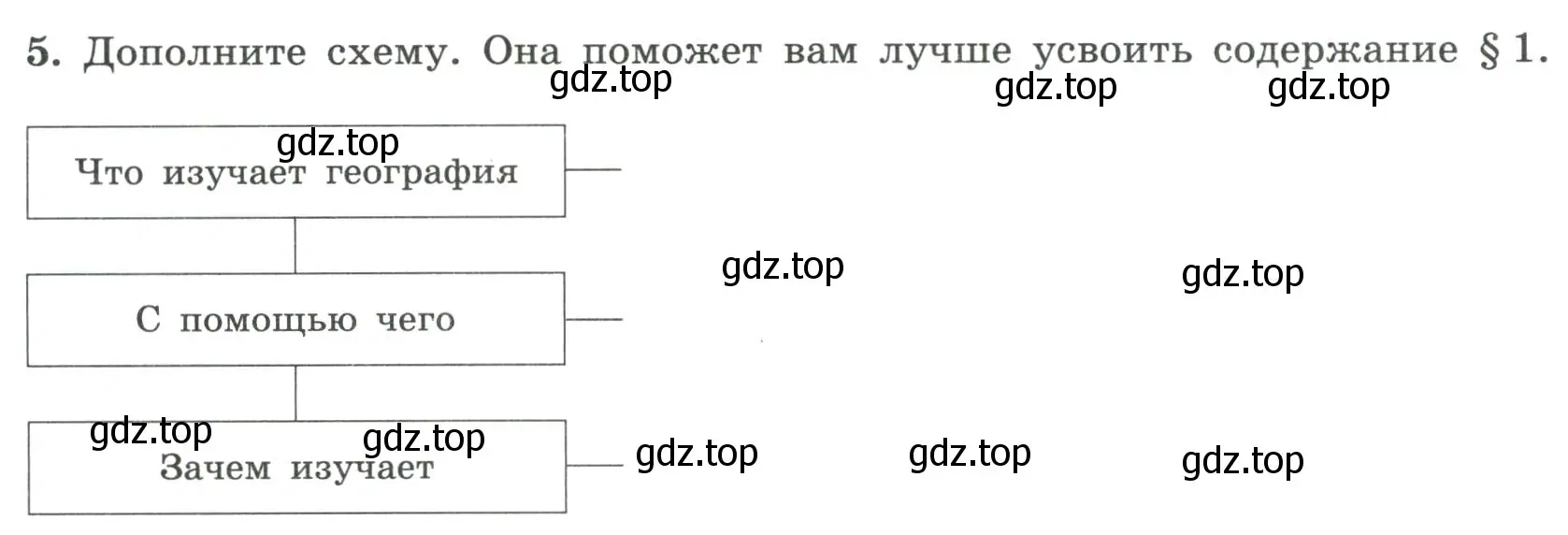 Условие номер 5 (страница 5) гдз по географии 5-6 класс Николина, мой тренажёр