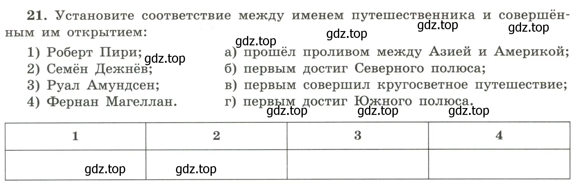 Условие номер 21 (страница 11) гдз по географии 5-6 класс Николина, мой тренажёр