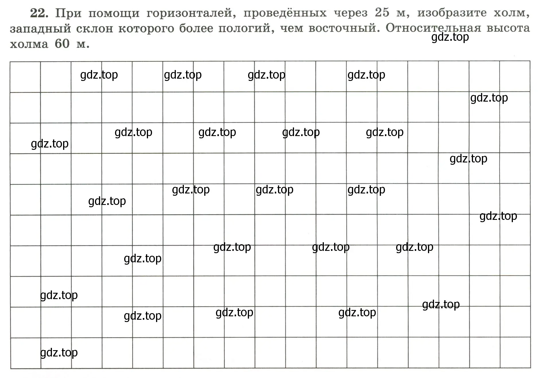 Условие номер 22 (страница 22) гдз по географии 5-6 класс Николина, мой тренажёр