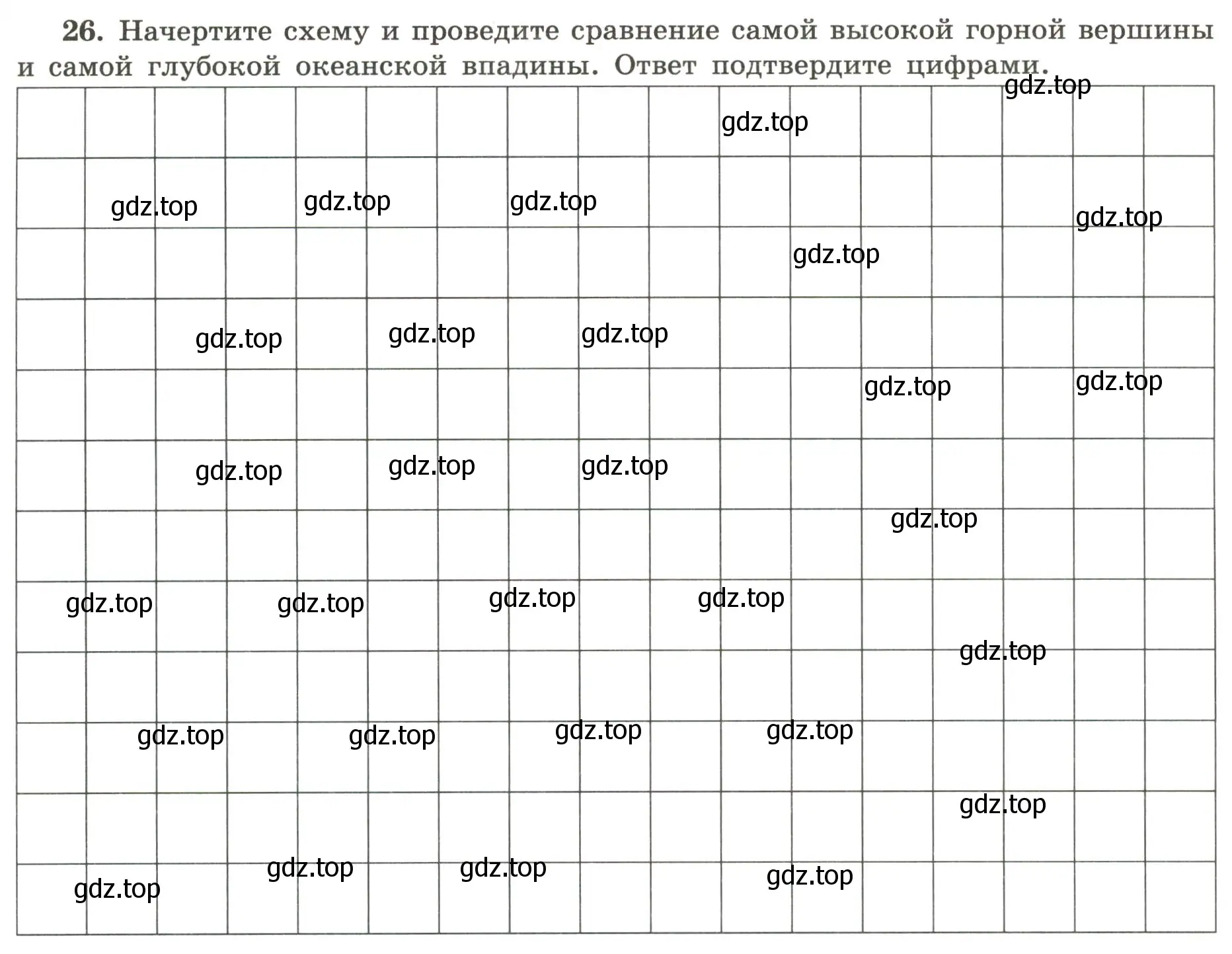 Условие номер 26 (страница 37) гдз по географии 5-6 класс Николина, мой тренажёр