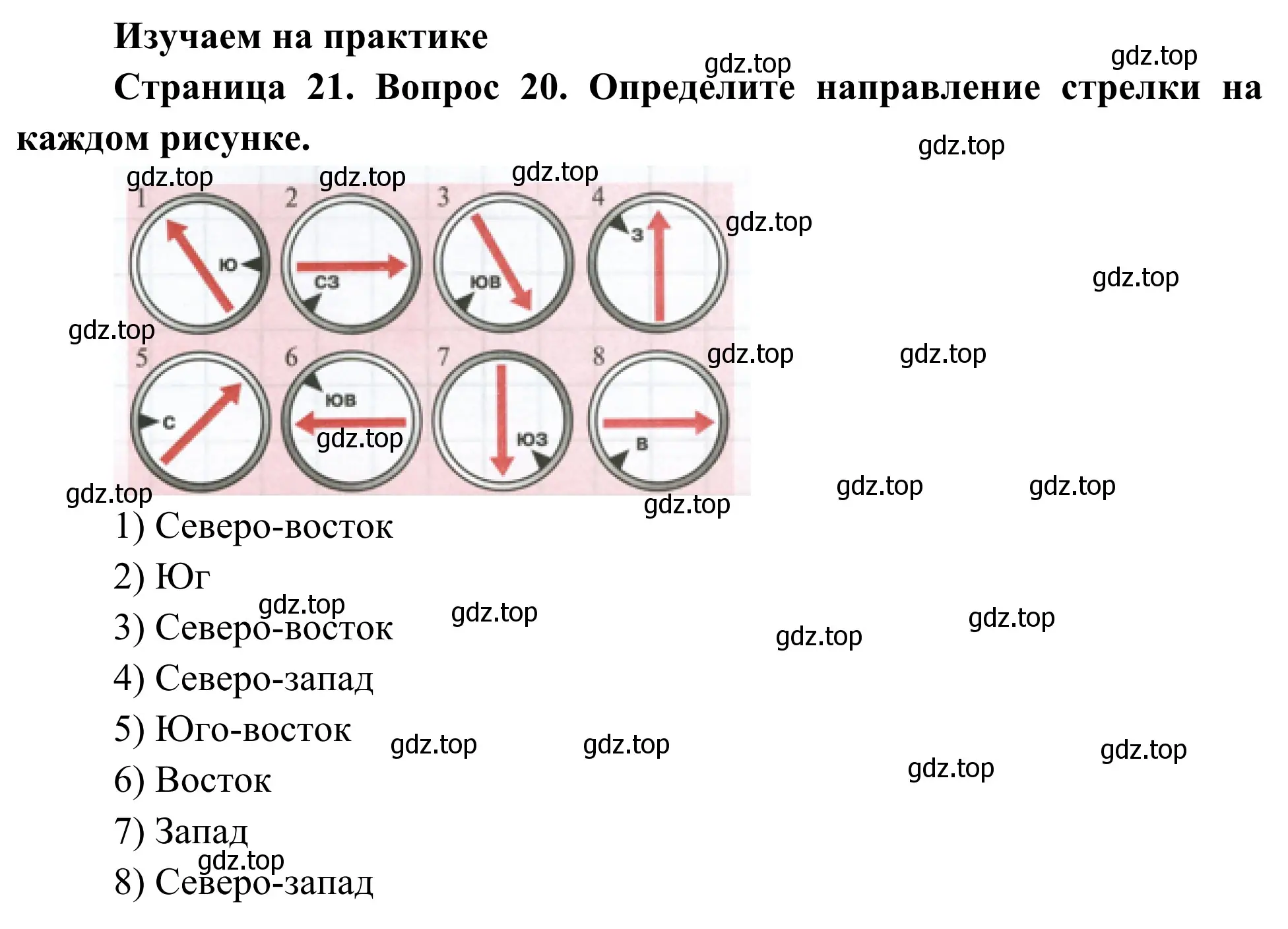 Решение номер 20 (страница 21) гдз по географии 5-6 класс Николина, мой тренажёр