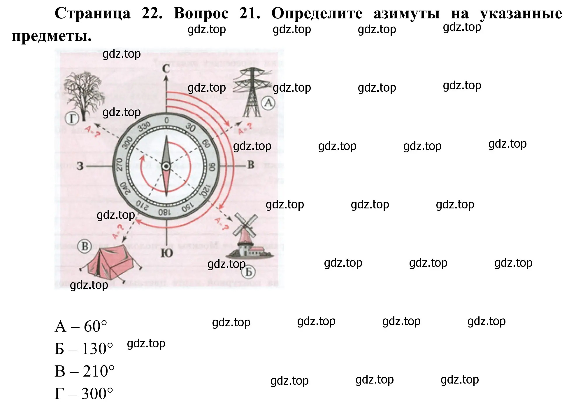 Решение номер 21 (страница 22) гдз по географии 5-6 класс Николина, мой тренажёр