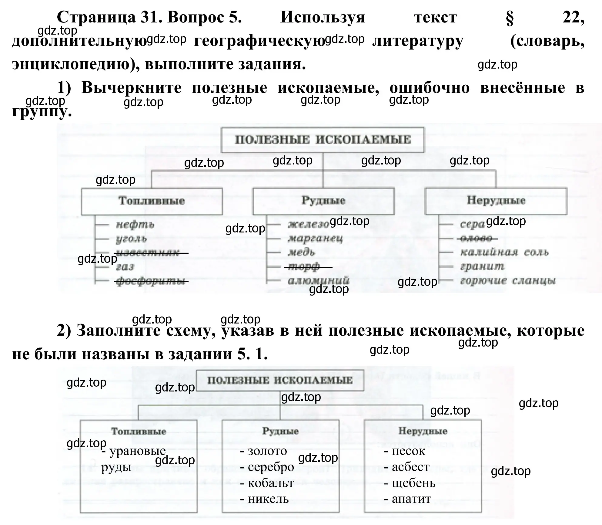 Решение номер 5 (страница 31) гдз по географии 5-6 класс Николина, мой тренажёр