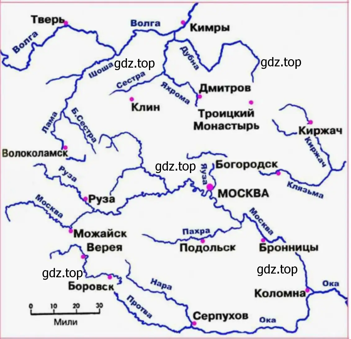 Начертить схему речной системы реки вашей местности