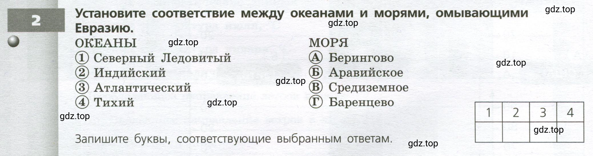 Условие номер 2 (страница 78) гдз по географии 7 класс Мишняева, Котляр, тетрадь-тренажёр