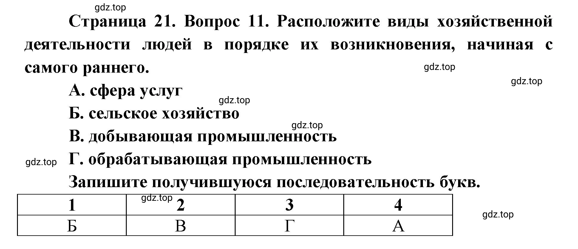 Решение номер 11 (страница 21) гдз по географии 7 класс Мишняева, Котляр, тетрадь-тренажёр