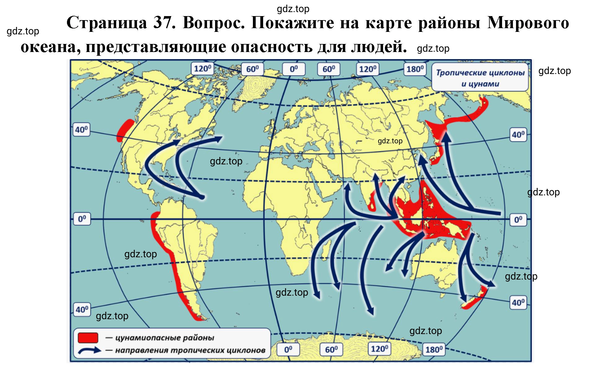 Решение номер 3 (страница 37) гдз по географии 7 класс Кузнецов, Савельева, учебник