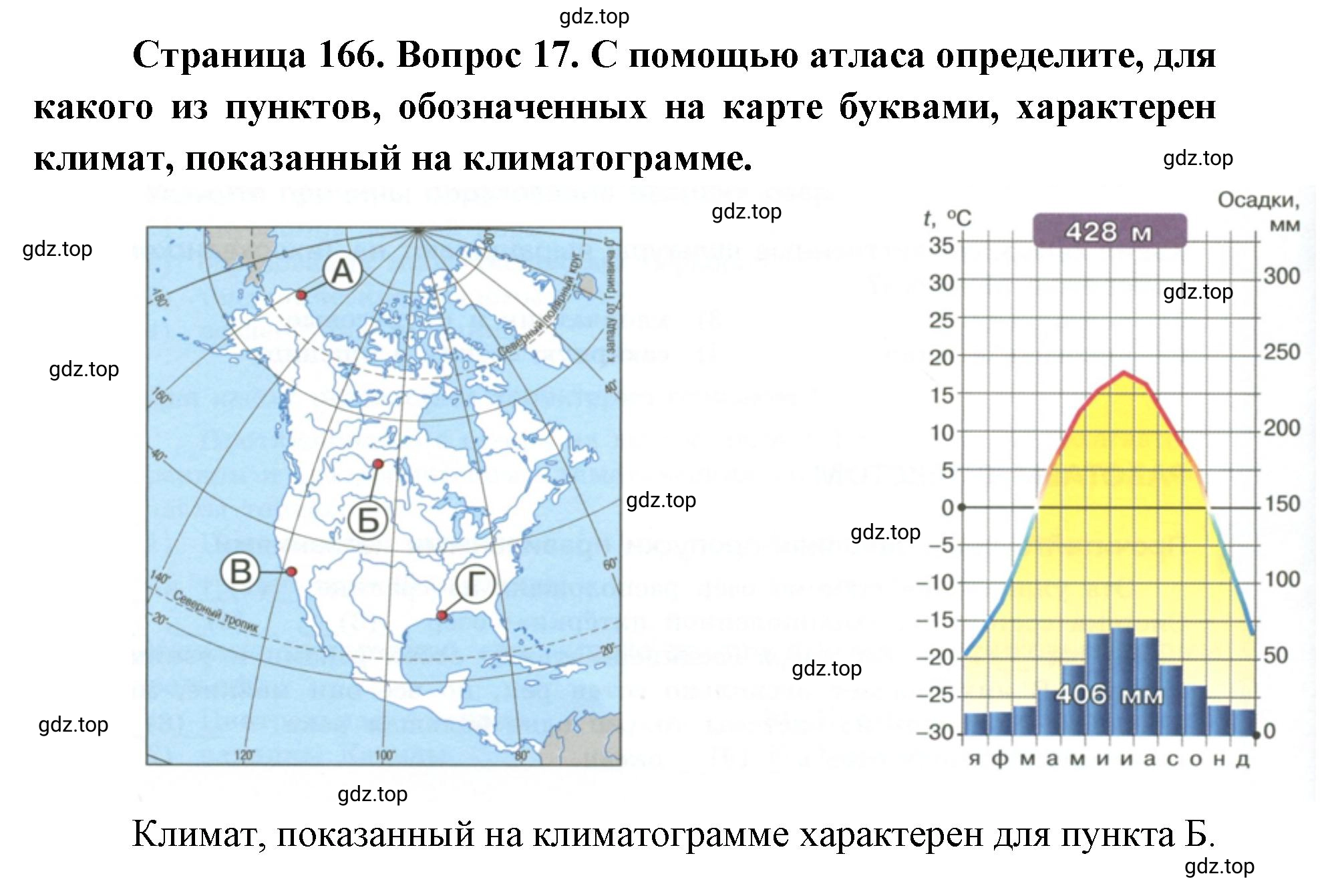 Решение номер 17 (страница 166) гдз по географии 7 класс Кузнецов, Савельева, учебник