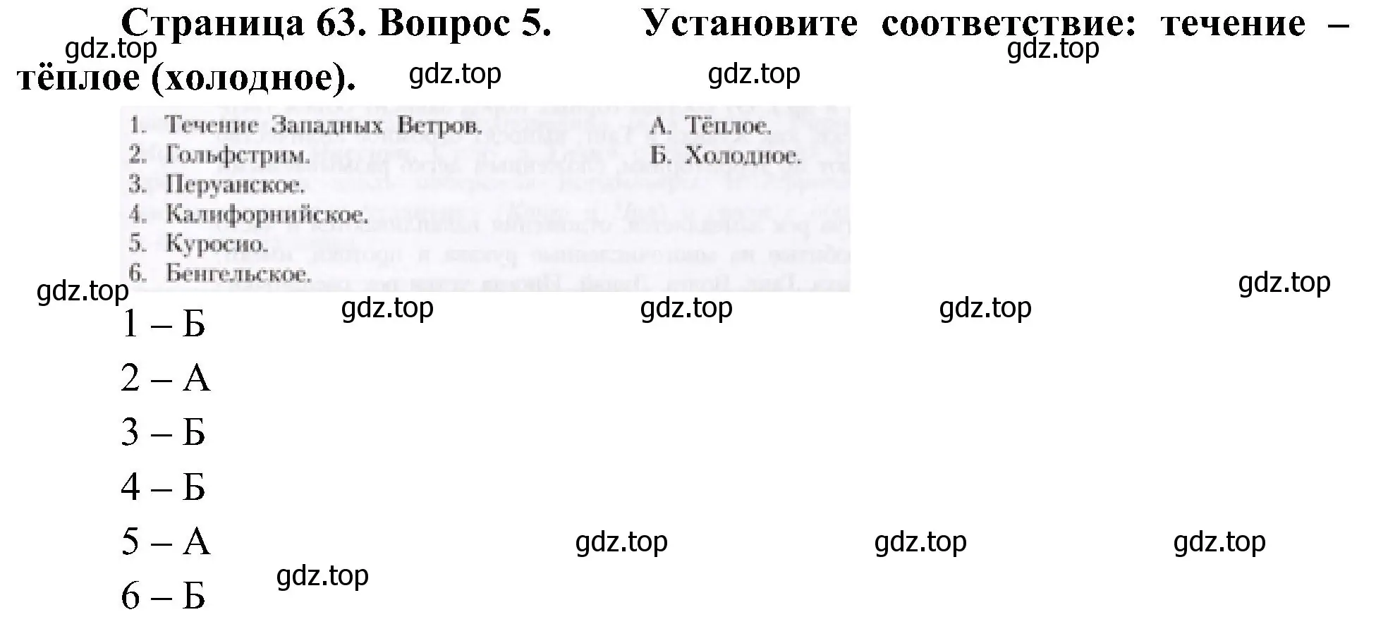 Решение номер 5 (страница 63) гдз по географии 7 класс Алексеев, Николина, учебник