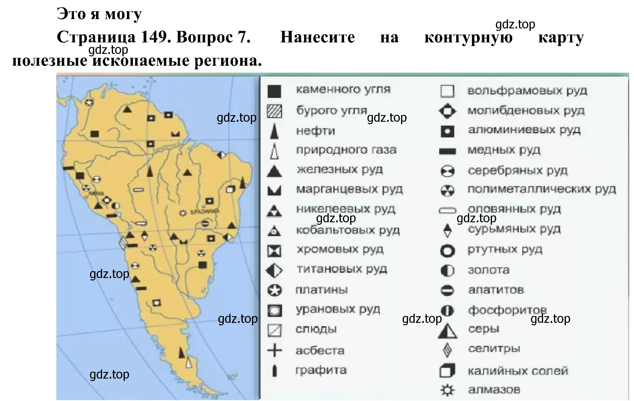 Решение номер 7 (страница 149) гдз по географии 7 класс Алексеев, Николина, учебник