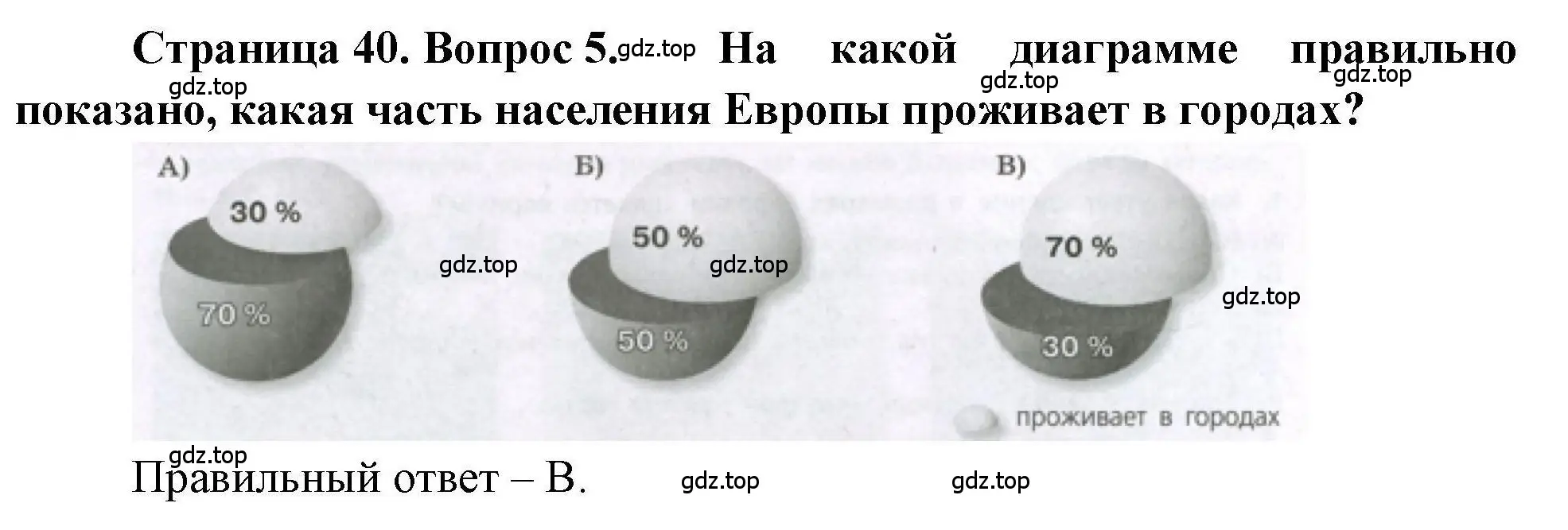 Решение номер 5 (страница 40) гдз по географии 7 класс Бондарева, Шидловский, проверочные работы