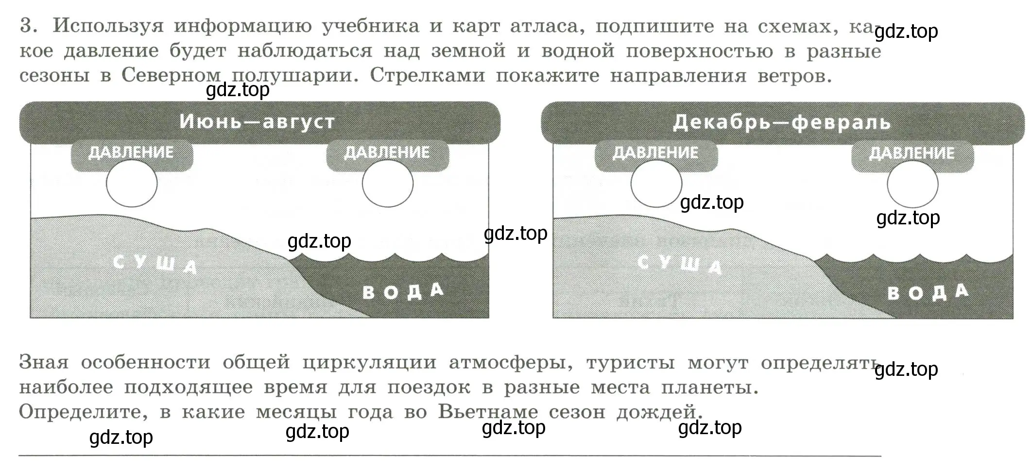 Условие номер 3 (страница 13) гдз по географии 7 класс Дубинина, практические работы