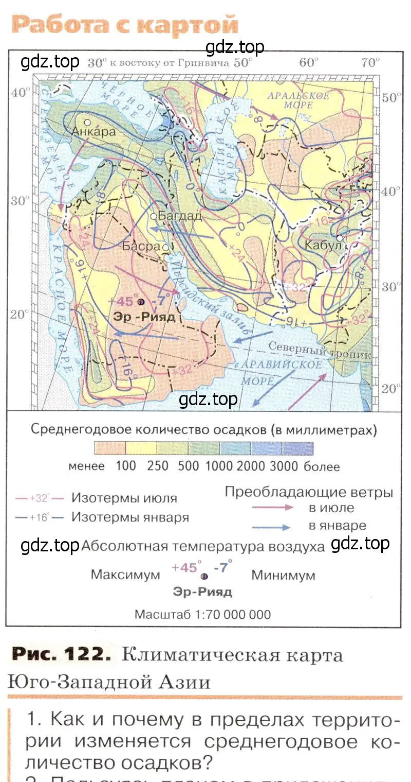 Условие номер 1 (страница 166) гдз по географии 7 класс Климанова, Климанов, учебник