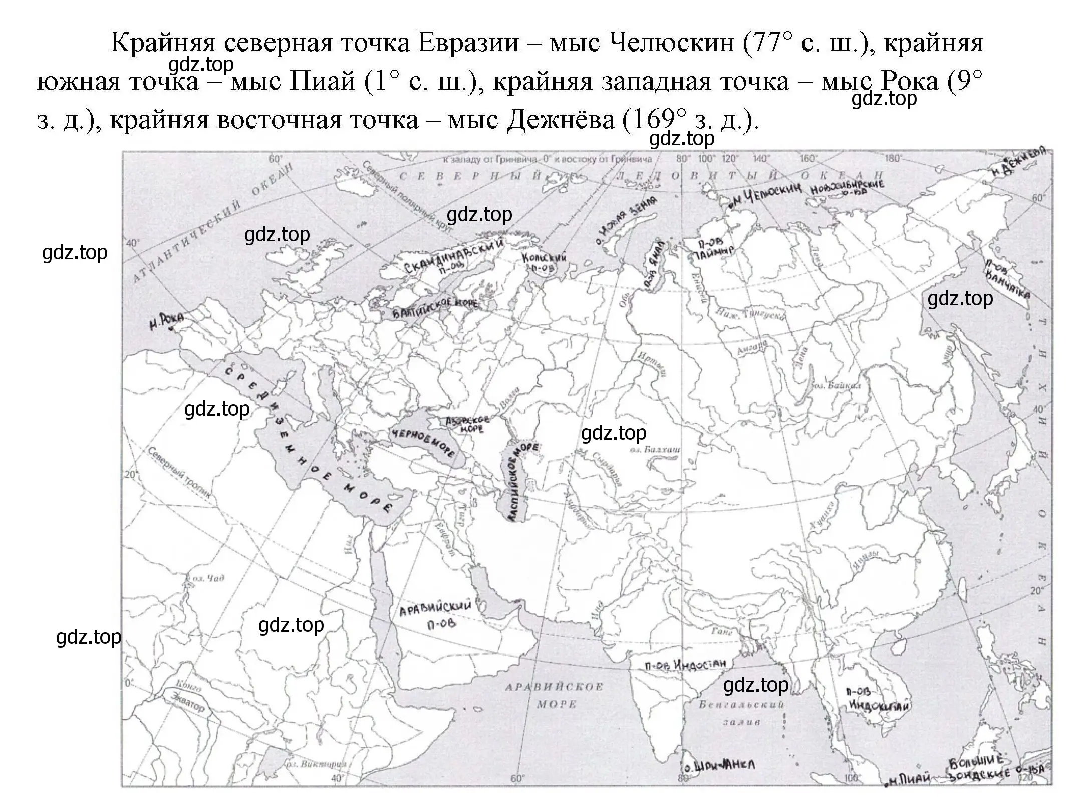 Решение номер 2 (страница 239) гдз по географии 7 класс Коринская, Душина, учебник