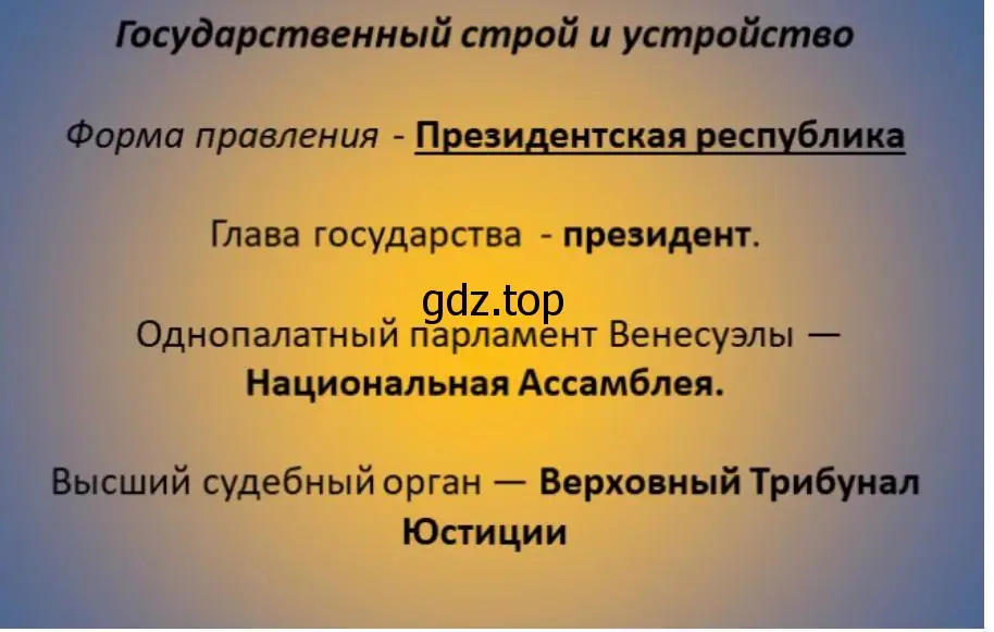 Презентация об одной из стран материка Венесуэла