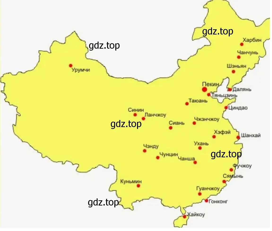 Самые большие города Китая