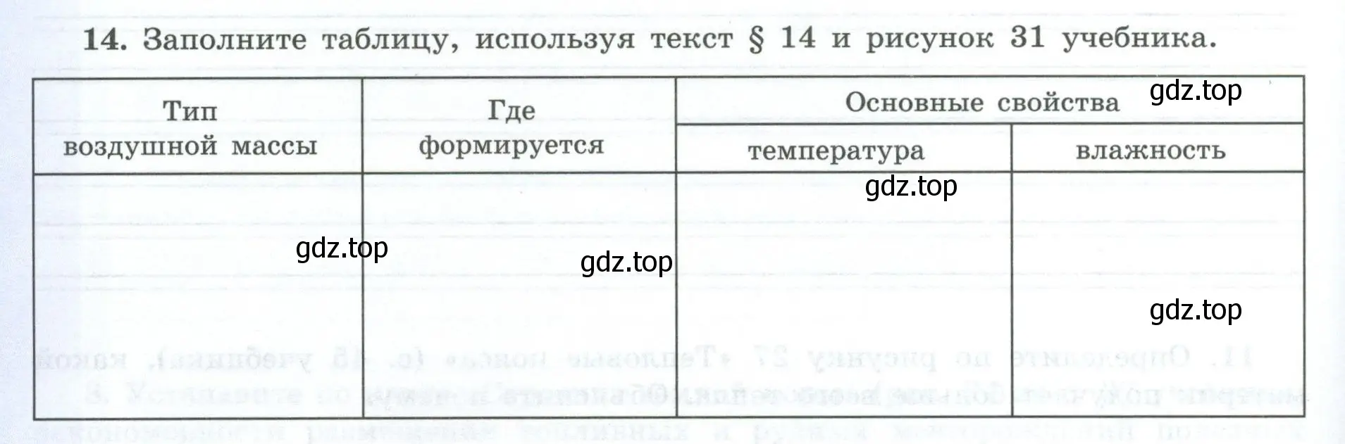 Условие номер 14 (страница 14) гдз по географии 7 класс Николина, мой тренажёр