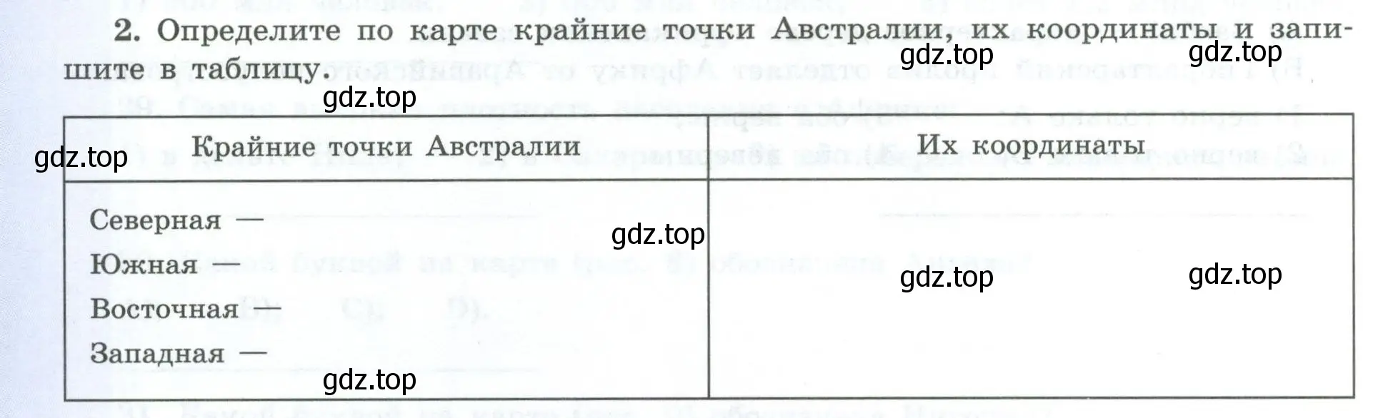 Условие номер 2 (страница 38) гдз по географии 7 класс Николина, мой тренажёр