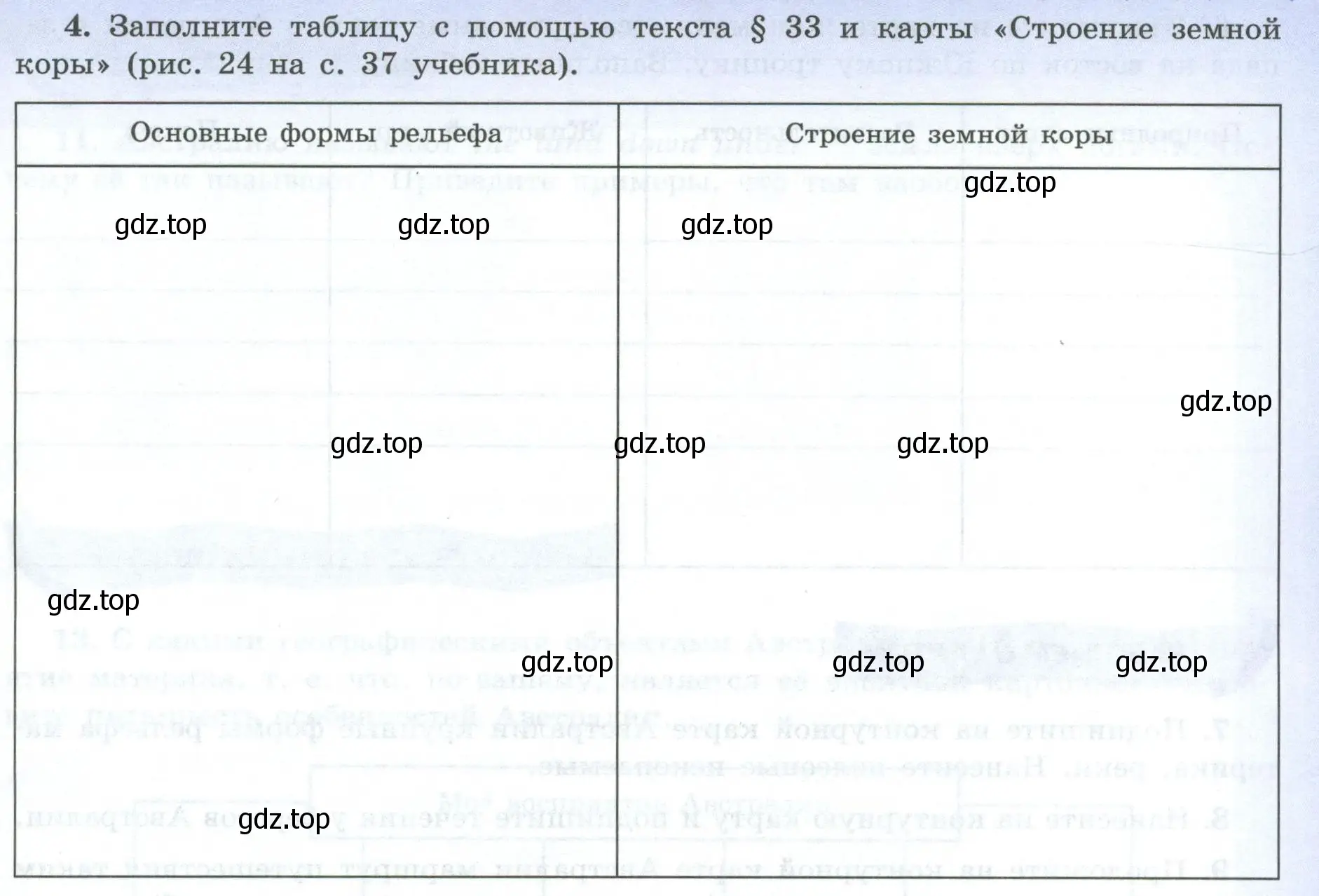 Условие номер 4 (страница 39) гдз по географии 7 класс Николина, мой тренажёр