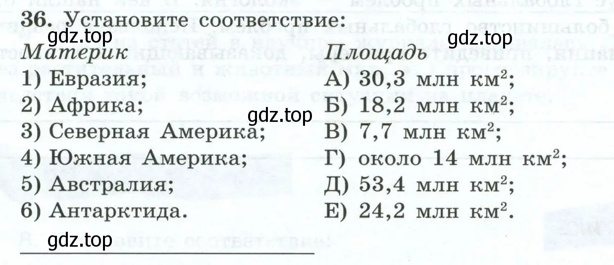 Условие номер 36 (страница 77) гдз по географии 7 класс Николина, мой тренажёр