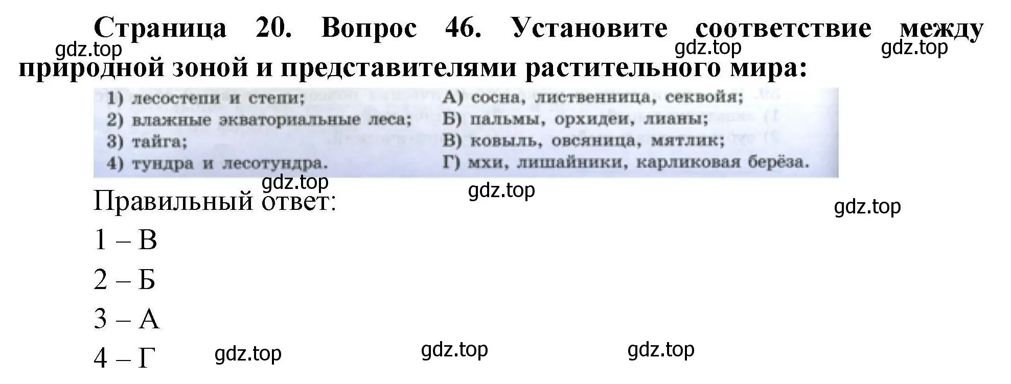 Решение номер 46 (страница 20) гдз по географии 7 класс Николина, мой тренажёр