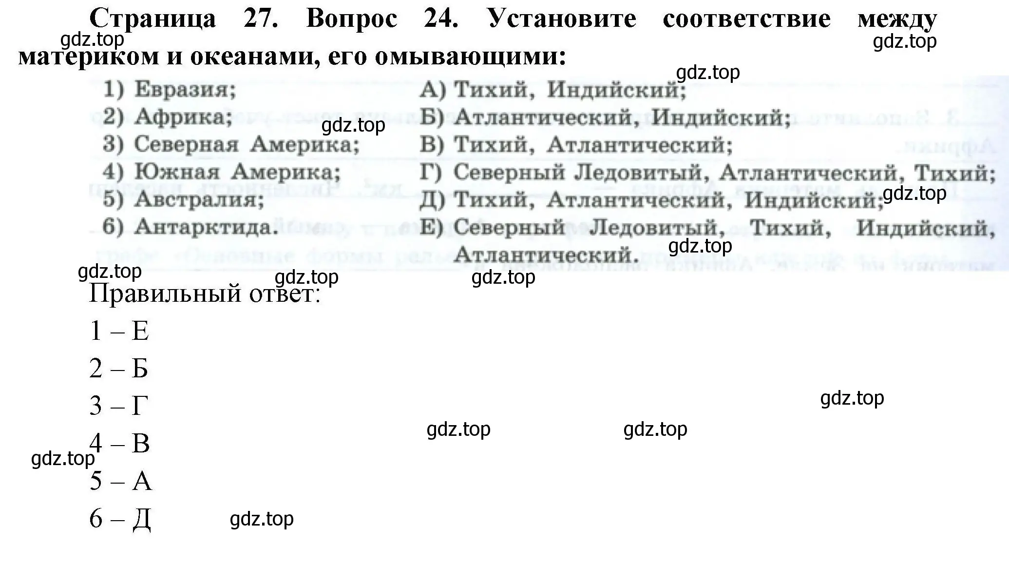 Решение номер 24 (страница 27) гдз по географии 7 класс Николина, мой тренажёр