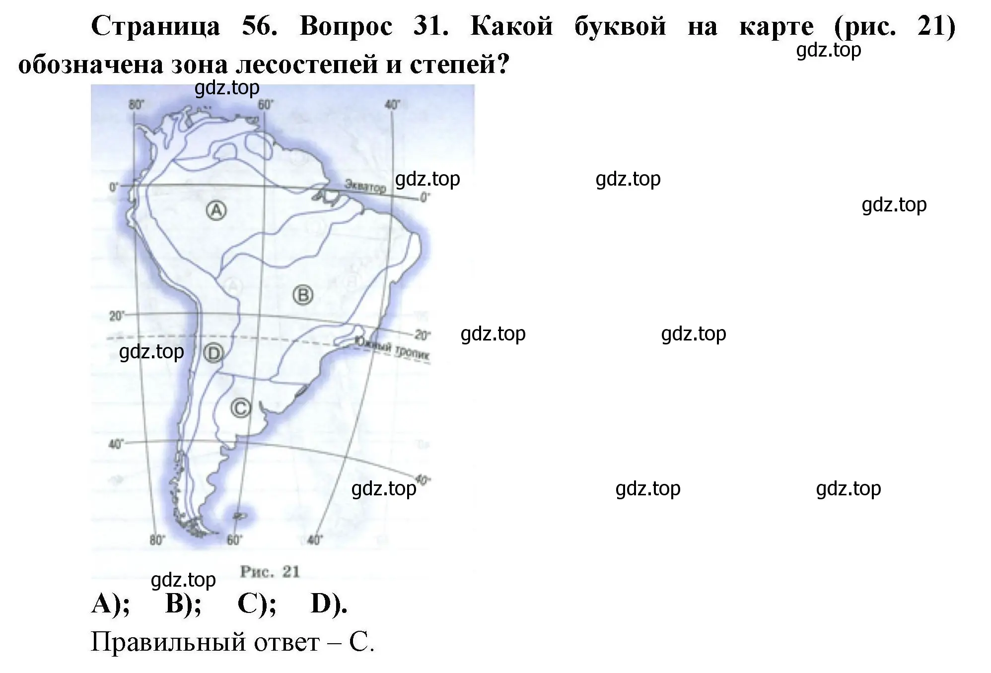 Решение номер 31 (страница 56) гдз по географии 7 класс Николина, мой тренажёр