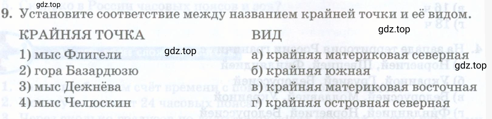 Условие номер 9 (страница 44) гдз по географии 8 класс Домогацких, Алексеевский, учебник