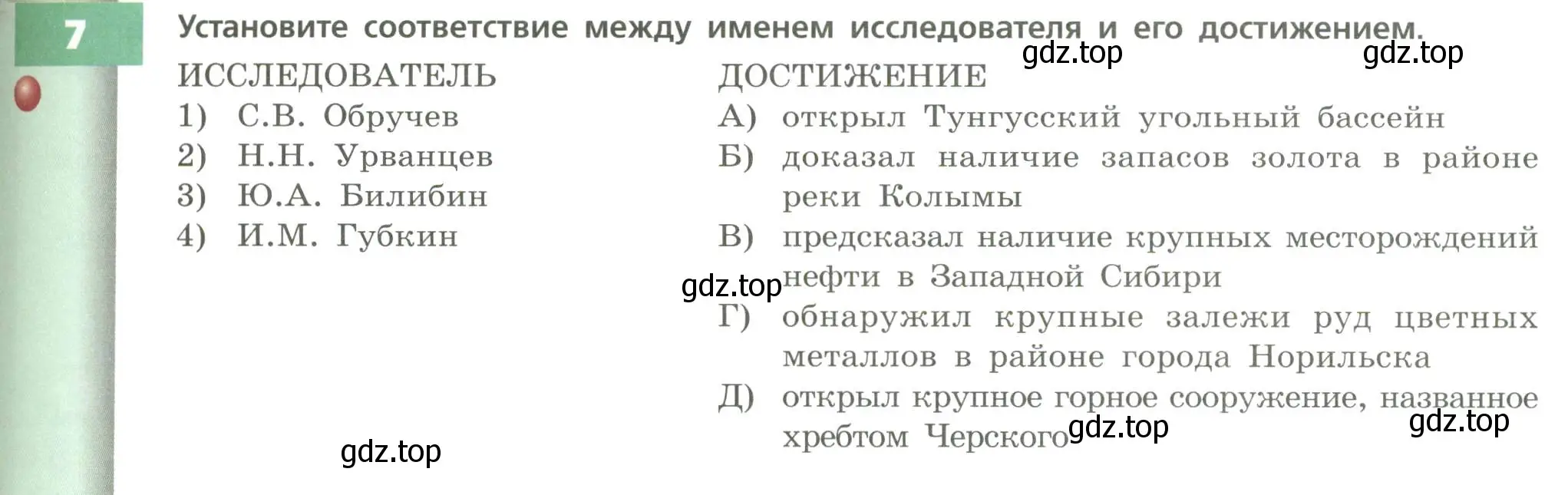 Условие номер 7 (страница 33) гдз по географии 8 класс Дронов, Савельева, учебник