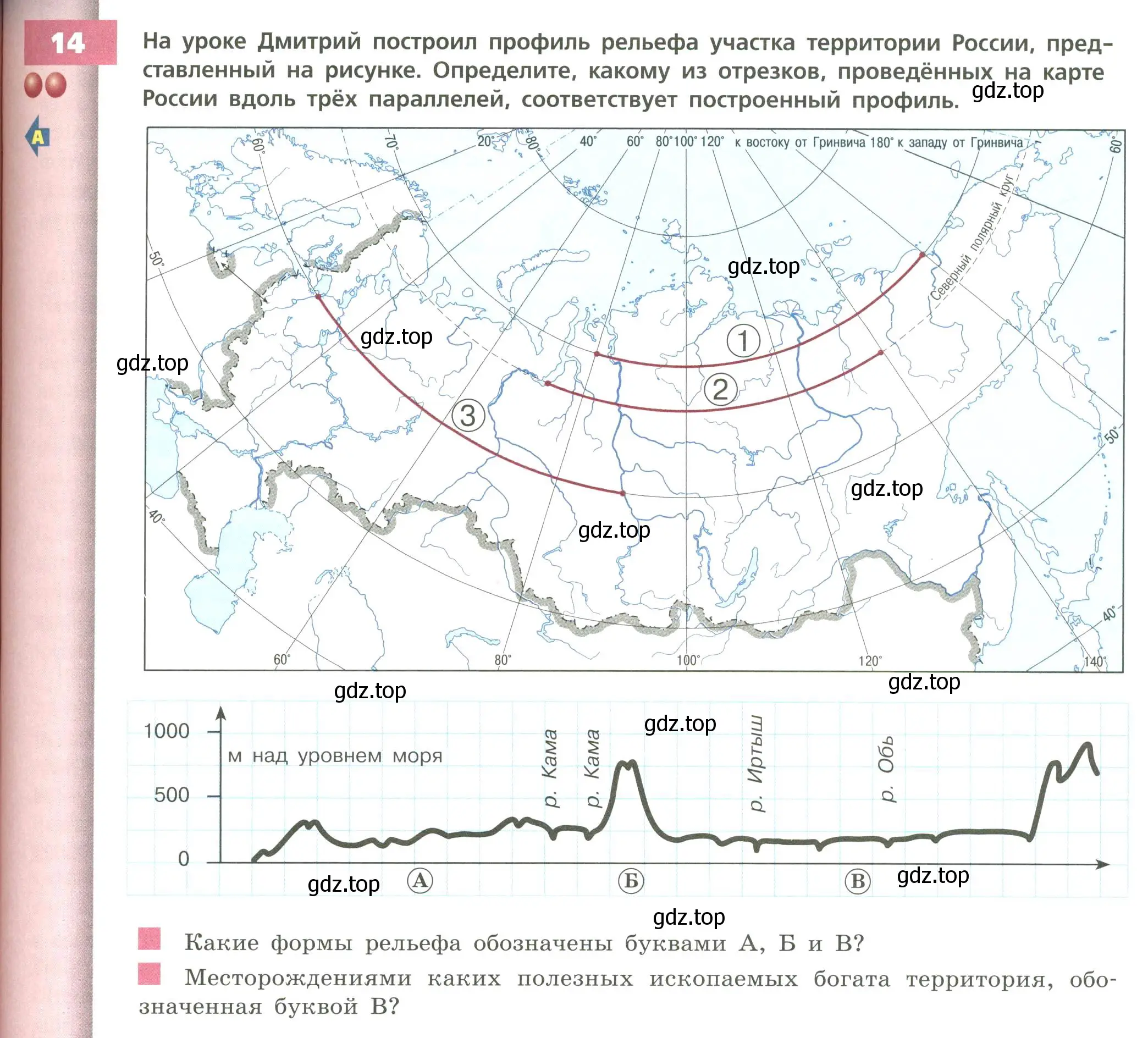 Условие номер 14 (страница 59) гдз по географии 8 класс Дронов, Савельева, учебник